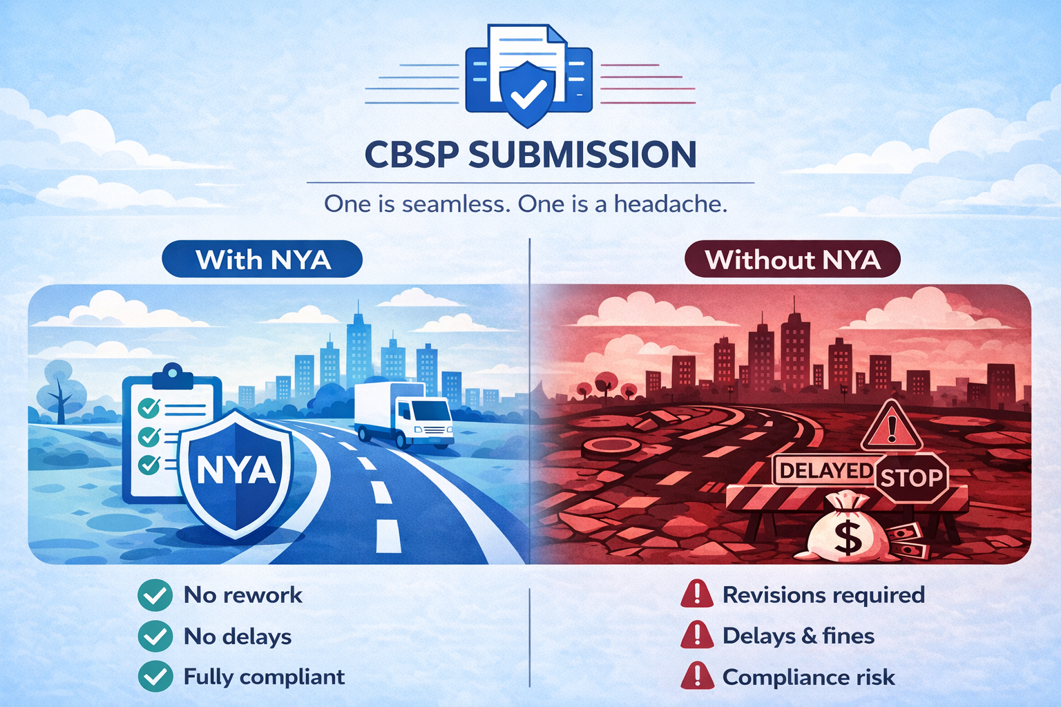 Compliance process illustration